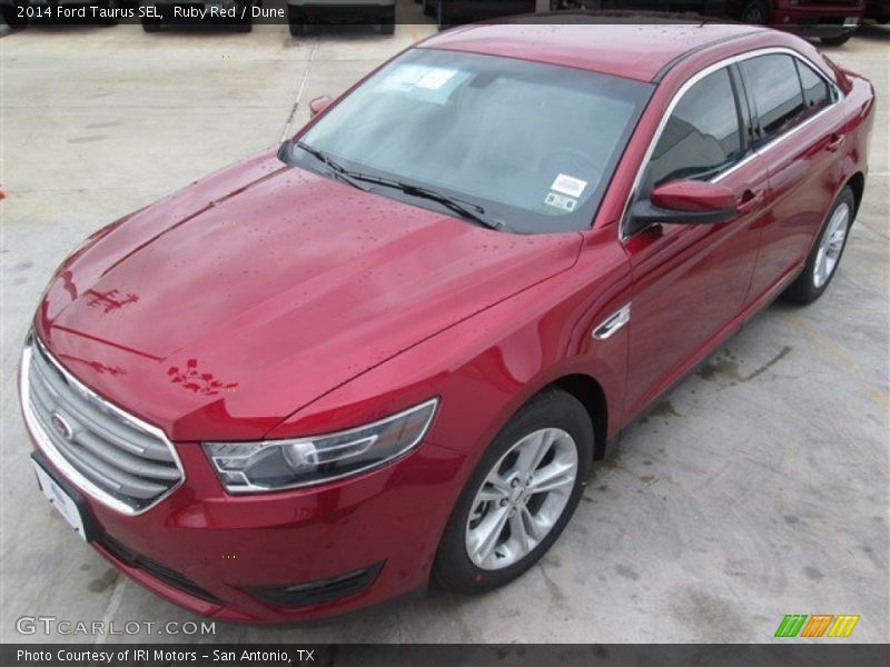 Ruby Red / Dune 2014 Ford Taurus SEL