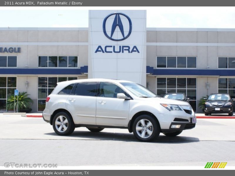 Palladium Metallic / Ebony 2011 Acura MDX
