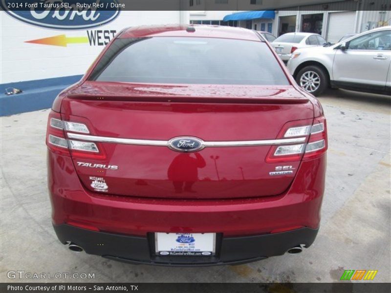 Ruby Red / Dune 2014 Ford Taurus SEL