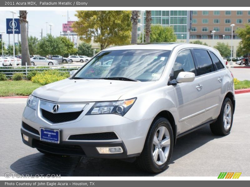 Palladium Metallic / Ebony 2011 Acura MDX