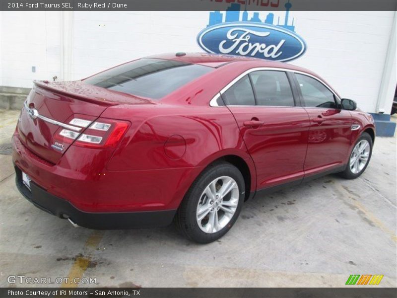 Ruby Red / Dune 2014 Ford Taurus SEL