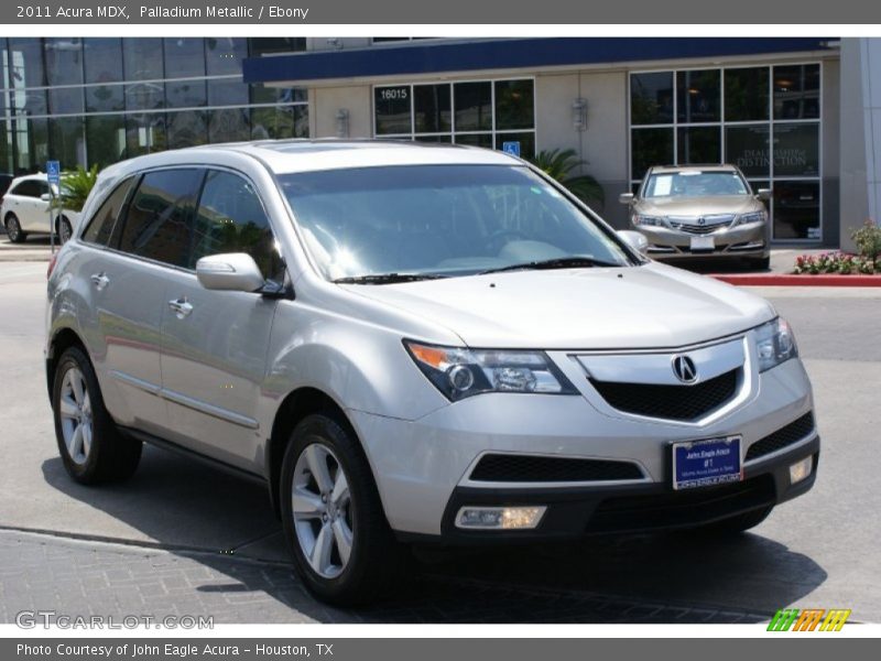 Palladium Metallic / Ebony 2011 Acura MDX