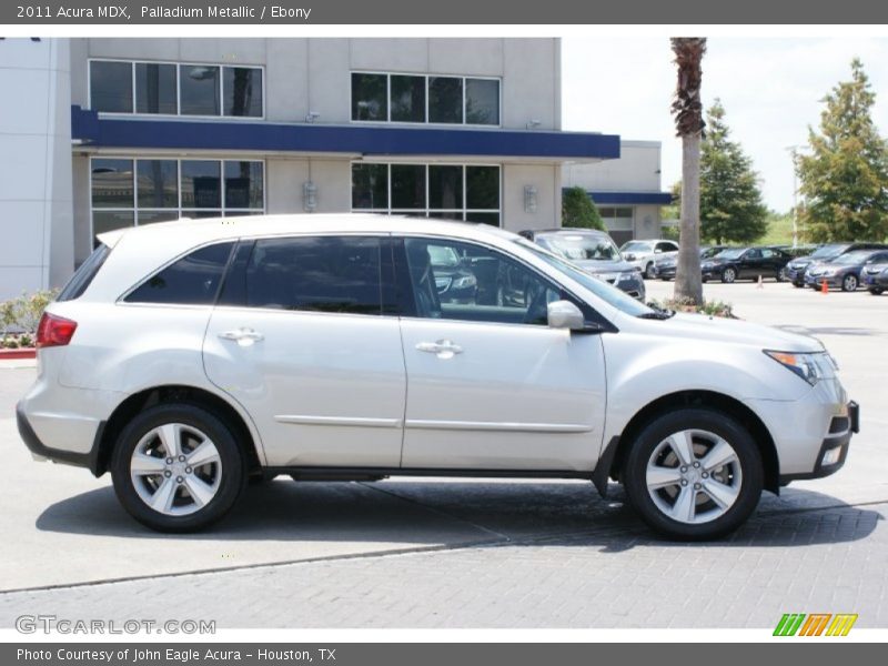 Palladium Metallic / Ebony 2011 Acura MDX