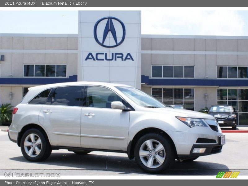 Palladium Metallic / Ebony 2011 Acura MDX