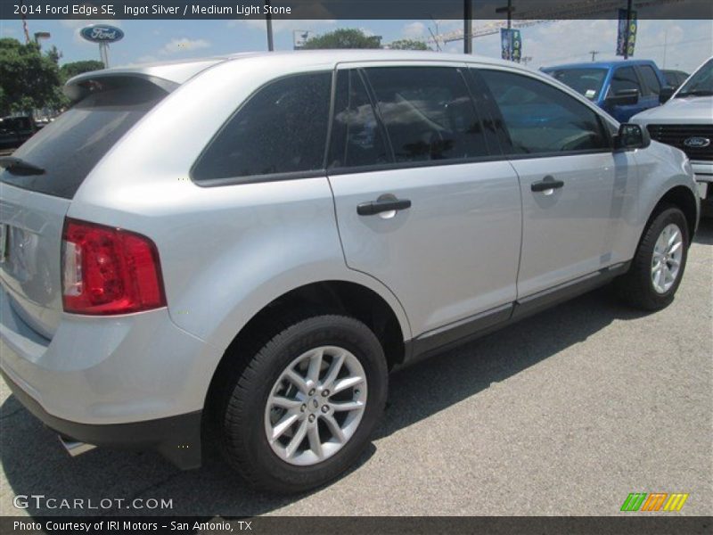 Ingot Silver / Medium Light Stone 2014 Ford Edge SE