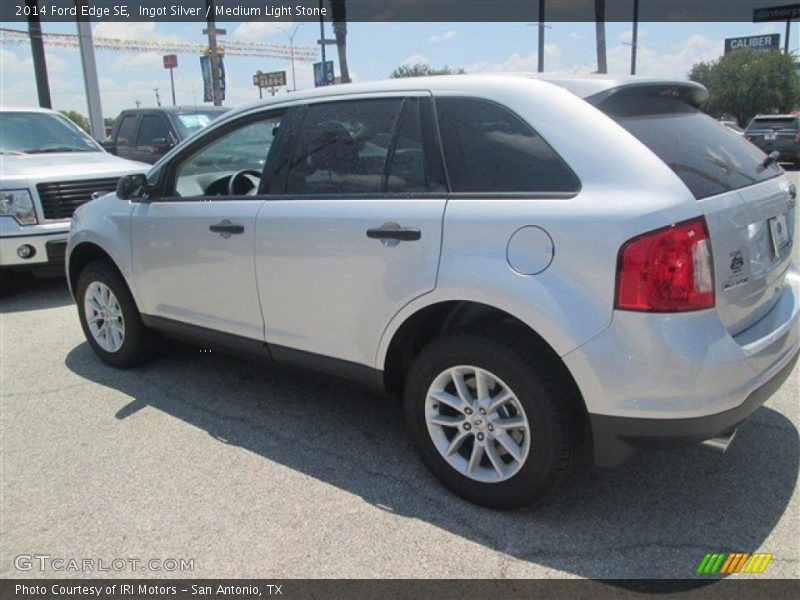 Ingot Silver / Medium Light Stone 2014 Ford Edge SE