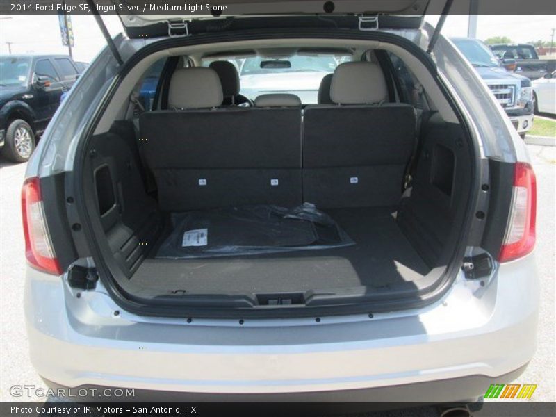 Ingot Silver / Medium Light Stone 2014 Ford Edge SE