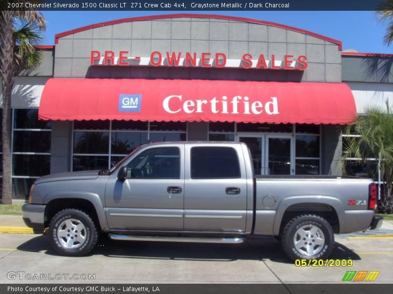 Graystone Metallic / Dark Charcoal 2007 Chevrolet Silverado 1500 Classic LT  Z71 Crew Cab 4x4
