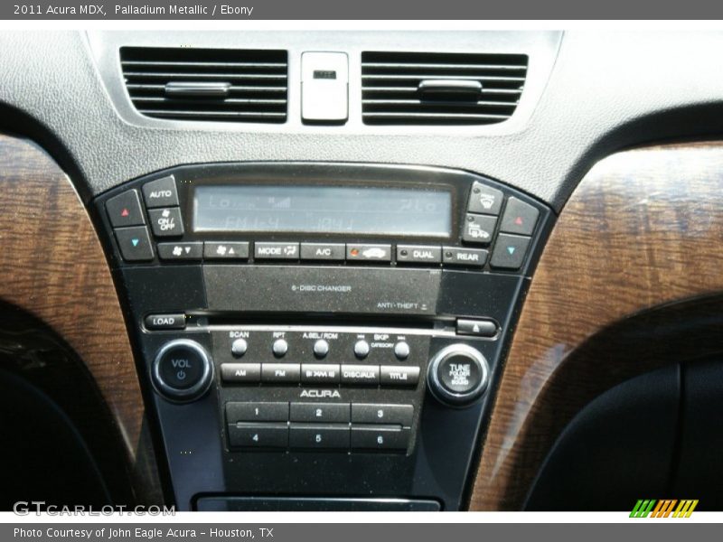 Palladium Metallic / Ebony 2011 Acura MDX