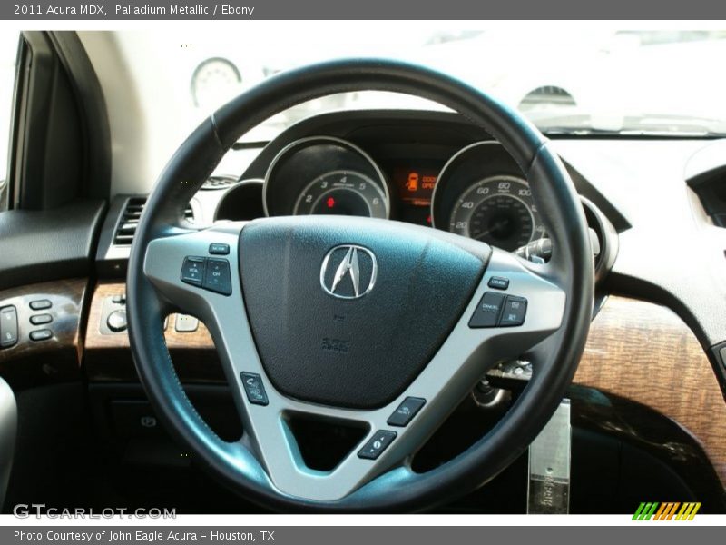 Palladium Metallic / Ebony 2011 Acura MDX