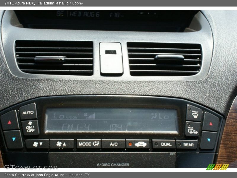 Palladium Metallic / Ebony 2011 Acura MDX