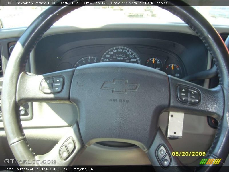 Graystone Metallic / Dark Charcoal 2007 Chevrolet Silverado 1500 Classic LT  Z71 Crew Cab 4x4