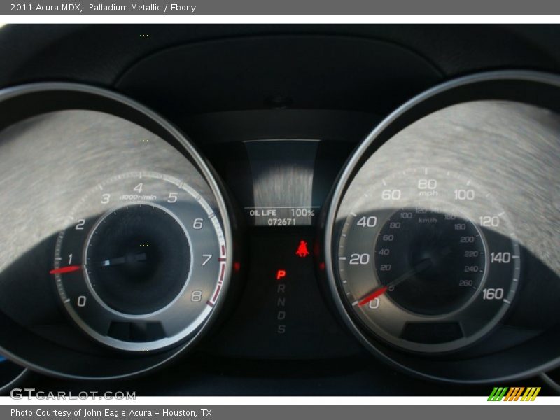 Palladium Metallic / Ebony 2011 Acura MDX