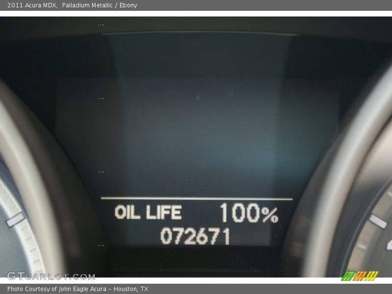 Palladium Metallic / Ebony 2011 Acura MDX