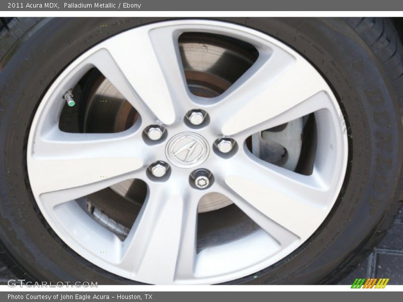 Palladium Metallic / Ebony 2011 Acura MDX