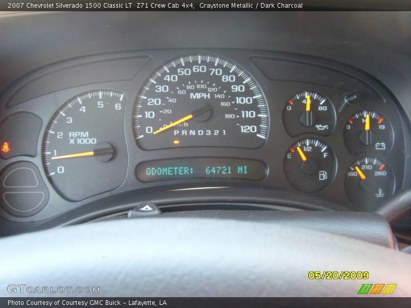 Graystone Metallic / Dark Charcoal 2007 Chevrolet Silverado 1500 Classic LT  Z71 Crew Cab 4x4