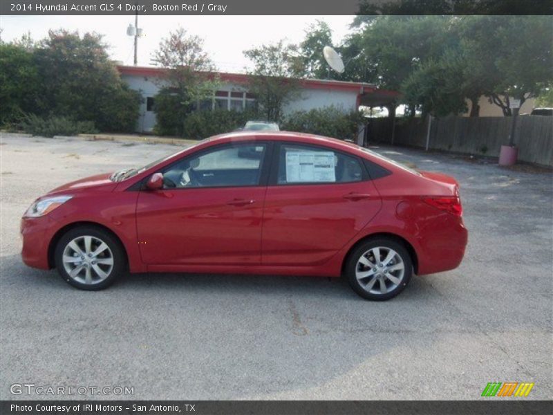  2014 Accent GLS 4 Door Boston Red