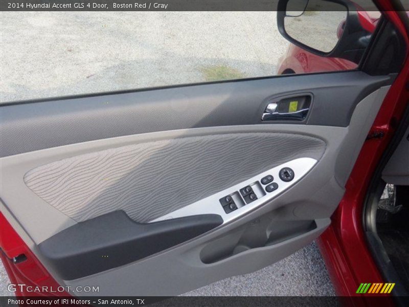 Boston Red / Gray 2014 Hyundai Accent GLS 4 Door