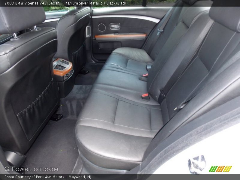Titanium Silver Metallic / Black/Black 2003 BMW 7 Series 745i Sedan