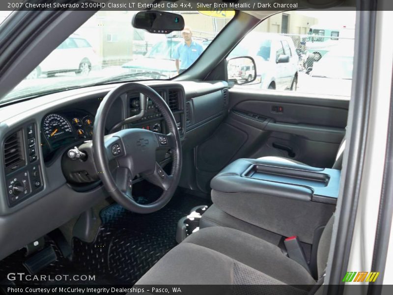 Silver Birch Metallic / Dark Charcoal 2007 Chevrolet Silverado 2500HD Classic LT Extended Cab 4x4