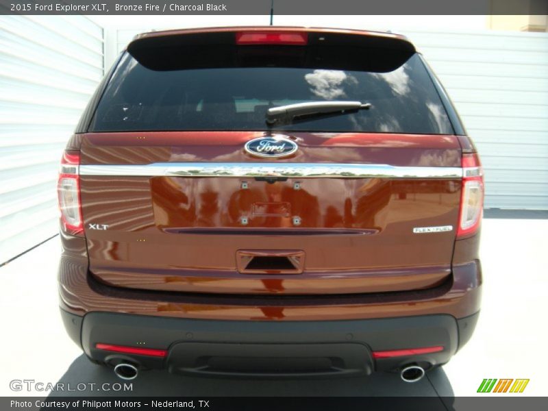 Bronze Fire / Charcoal Black 2015 Ford Explorer XLT