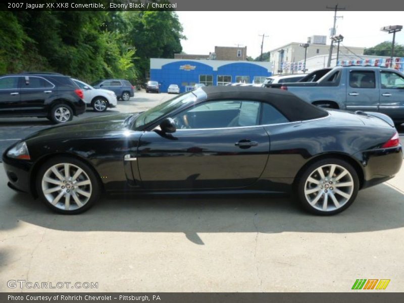 Ebony Black / Charcoal 2007 Jaguar XK XK8 Convertible