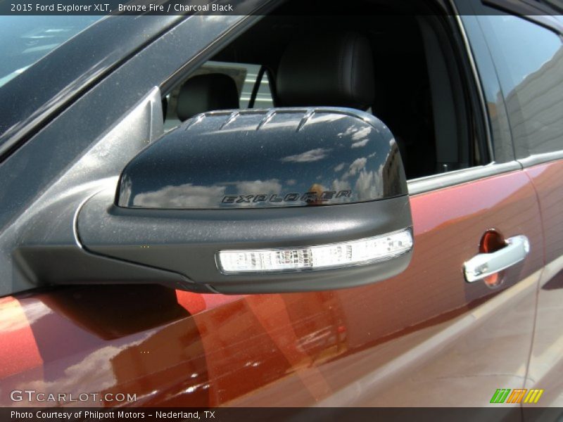 Bronze Fire / Charcoal Black 2015 Ford Explorer XLT