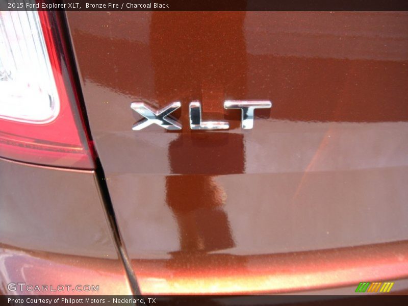 Bronze Fire / Charcoal Black 2015 Ford Explorer XLT