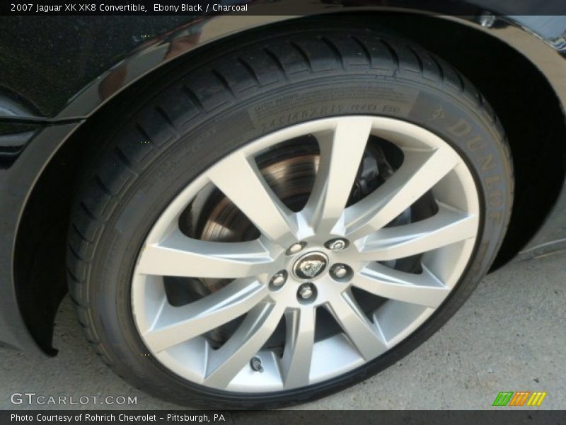 Ebony Black / Charcoal 2007 Jaguar XK XK8 Convertible