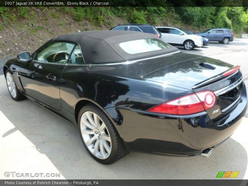 Ebony Black / Charcoal 2007 Jaguar XK XK8 Convertible