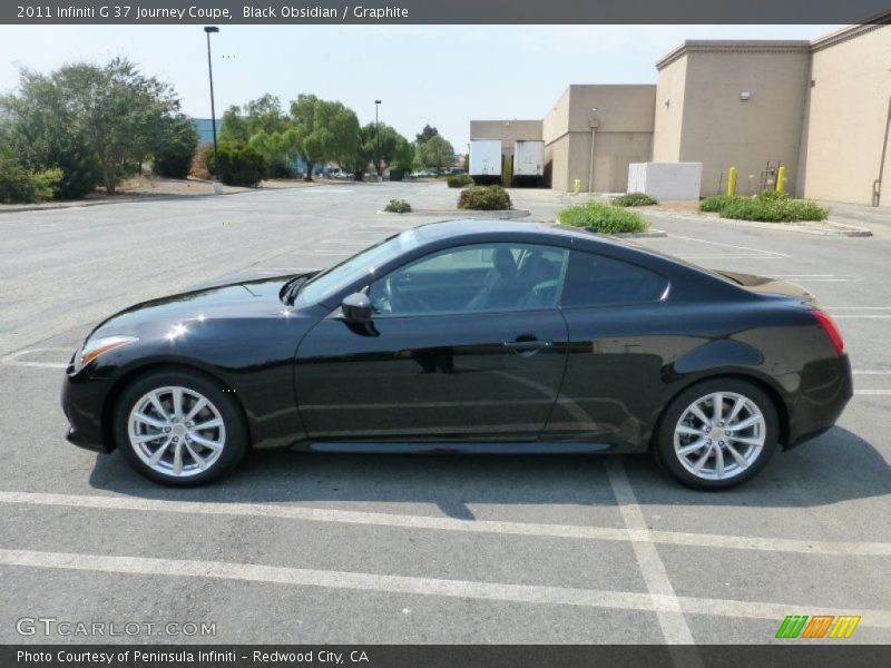 Black Obsidian / Graphite 2011 Infiniti G 37 Journey Coupe