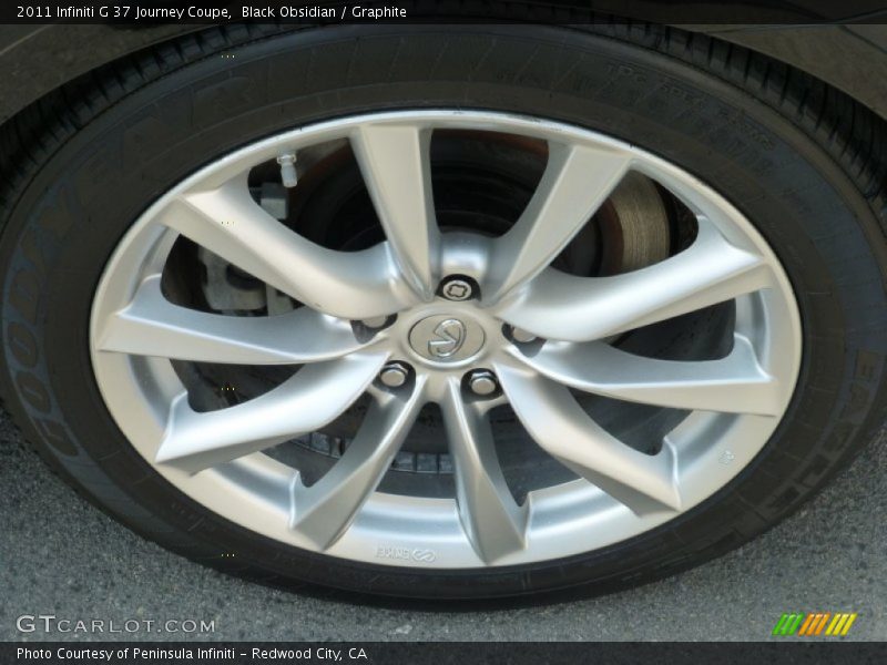 Black Obsidian / Graphite 2011 Infiniti G 37 Journey Coupe