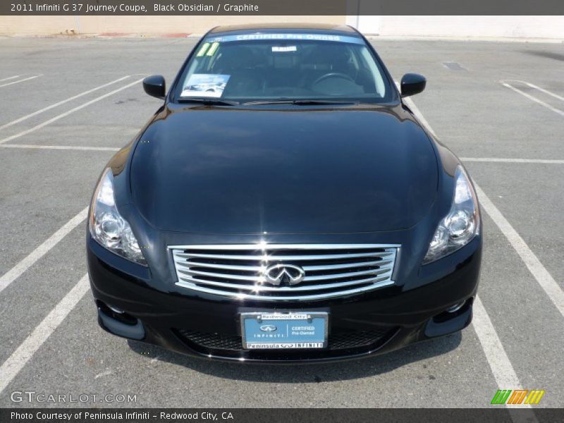 Black Obsidian / Graphite 2011 Infiniti G 37 Journey Coupe