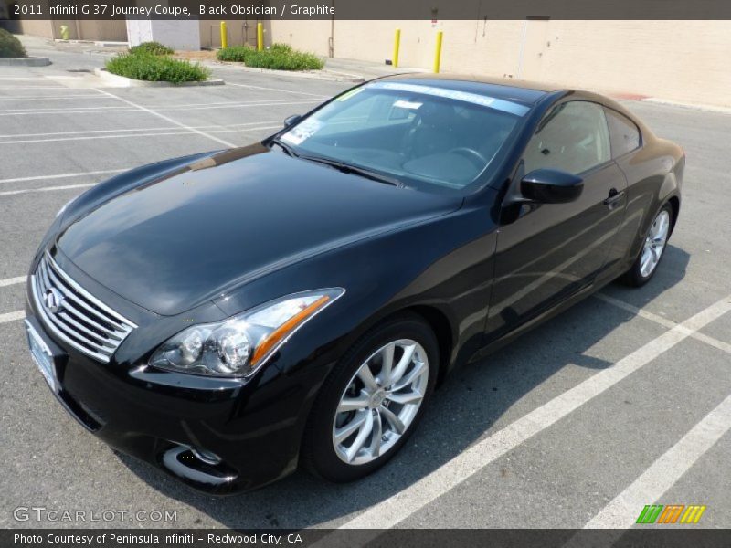 Black Obsidian / Graphite 2011 Infiniti G 37 Journey Coupe