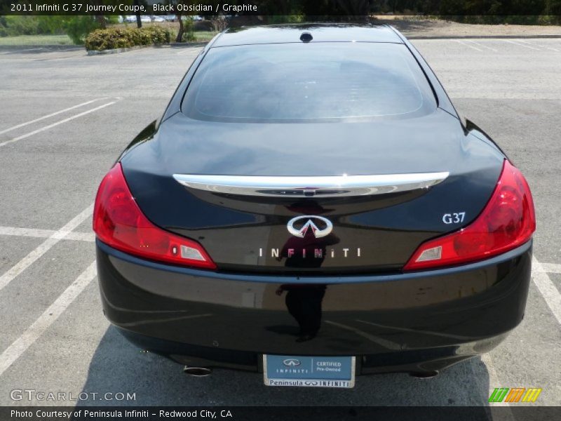 Black Obsidian / Graphite 2011 Infiniti G 37 Journey Coupe