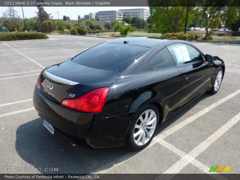 Black Obsidian / Graphite 2011 Infiniti G 37 Journey Coupe