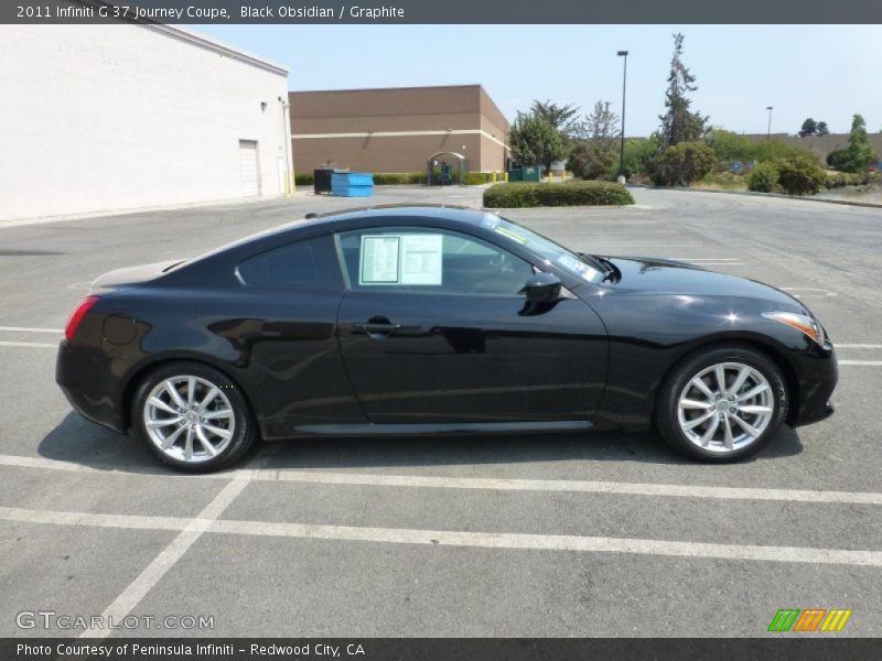 Black Obsidian / Graphite 2011 Infiniti G 37 Journey Coupe