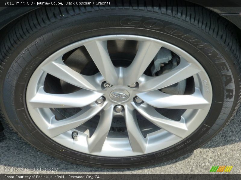 Black Obsidian / Graphite 2011 Infiniti G 37 Journey Coupe