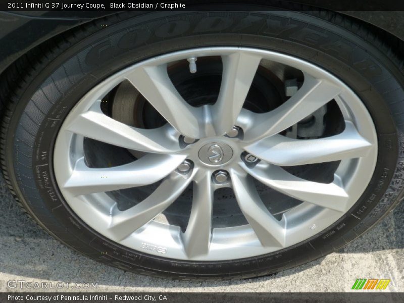 Black Obsidian / Graphite 2011 Infiniti G 37 Journey Coupe