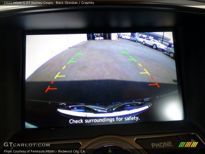Black Obsidian / Graphite 2011 Infiniti G 37 Journey Coupe