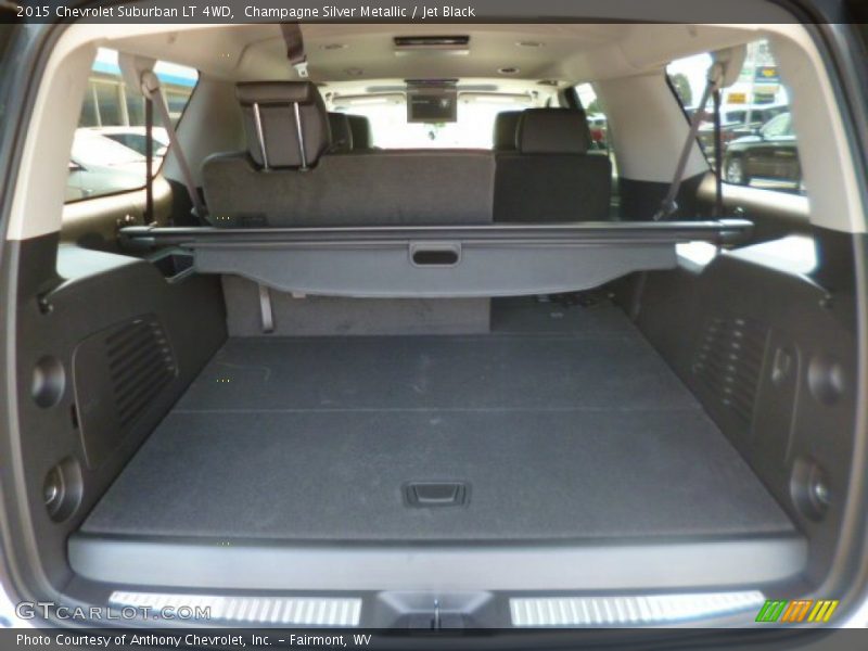 Champagne Silver Metallic / Jet Black 2015 Chevrolet Suburban LT 4WD