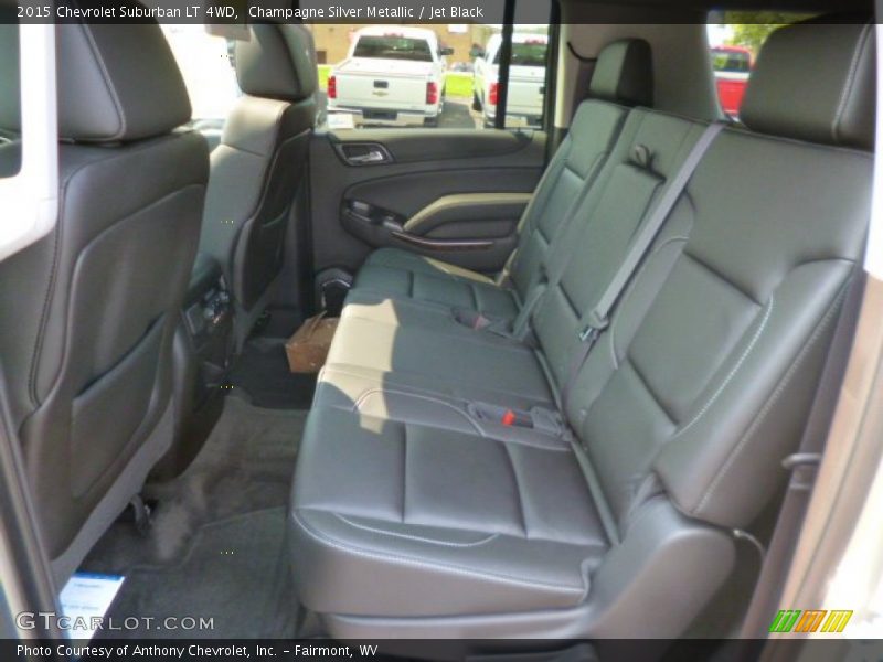 Champagne Silver Metallic / Jet Black 2015 Chevrolet Suburban LT 4WD
