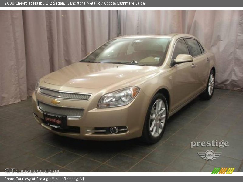 Sandstone Metallic / Cocoa/Cashmere Beige 2008 Chevrolet Malibu LTZ Sedan