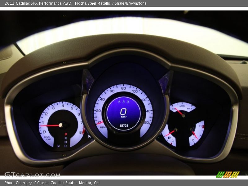  2012 SRX Performance AWD Performance AWD Gauges