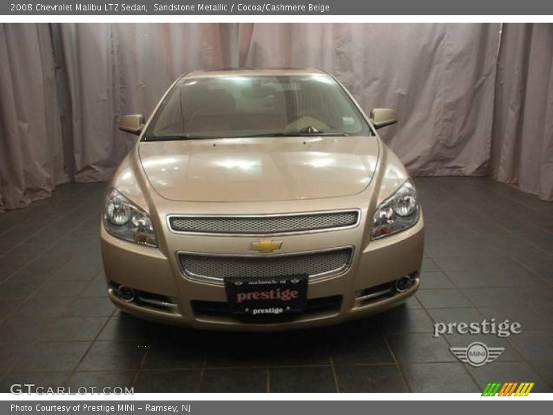 Sandstone Metallic / Cocoa/Cashmere Beige 2008 Chevrolet Malibu LTZ Sedan