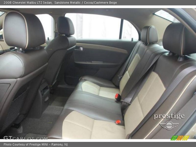 Sandstone Metallic / Cocoa/Cashmere Beige 2008 Chevrolet Malibu LTZ Sedan