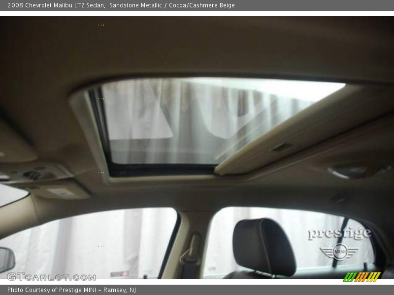 Sandstone Metallic / Cocoa/Cashmere Beige 2008 Chevrolet Malibu LTZ Sedan