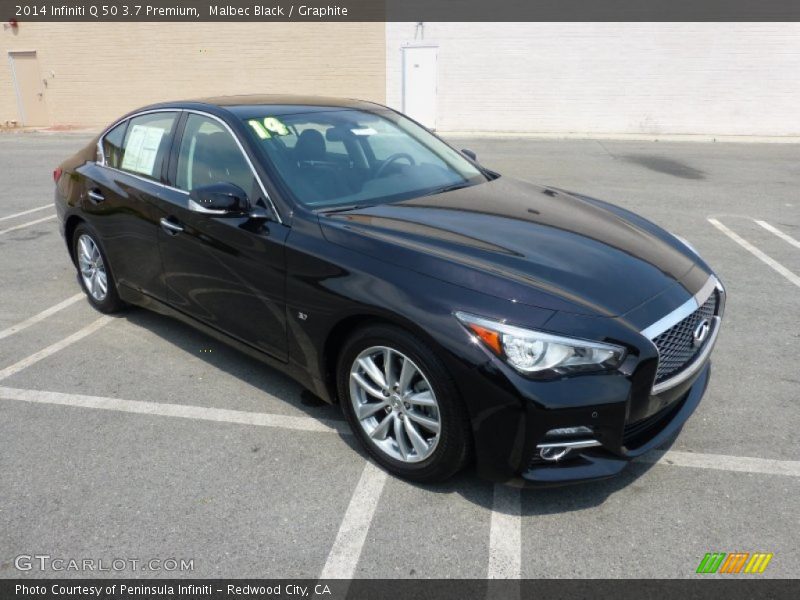 Malbec Black / Graphite 2014 Infiniti Q 50 3.7 Premium