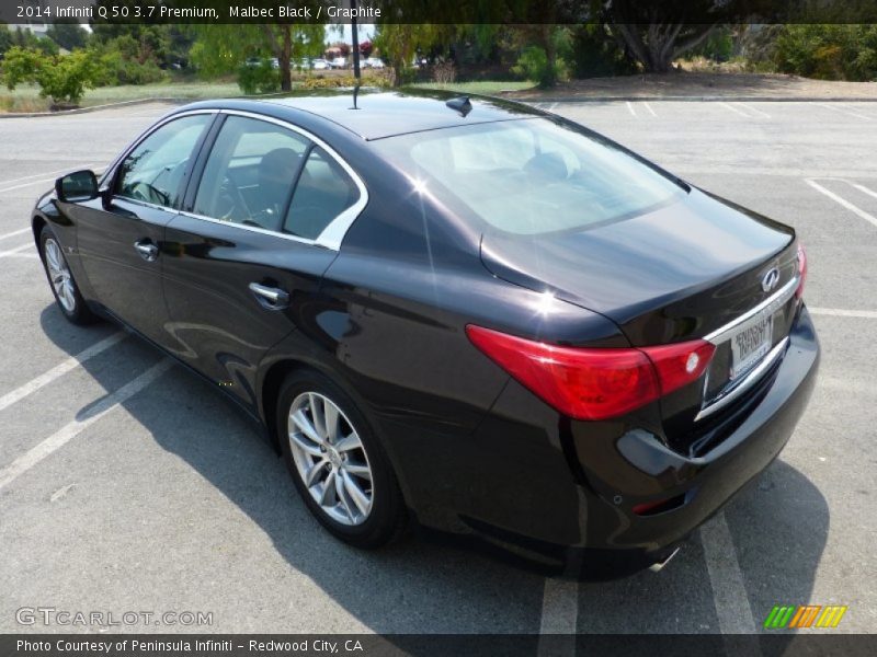 Malbec Black / Graphite 2014 Infiniti Q 50 3.7 Premium