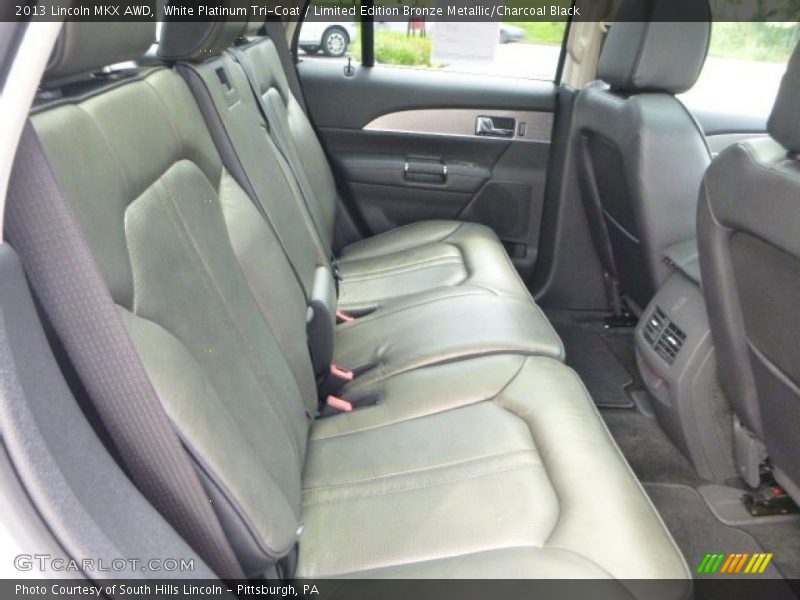 White Platinum Tri-Coat / Limited Edition Bronze Metallic/Charcoal Black 2013 Lincoln MKX AWD